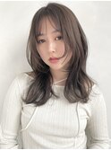"くびれヘア"/大人ガーリー/チョコレート