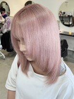 ラック 表参道(LUCK) ペールピンク/ブリーチ/ケアブリーチ/デザインカラー/表参道