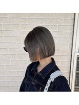 アボックス(abox)&nbsp;切りっぱなしボブ/オリーブベージュ/グレージュ/学割/髪質改善