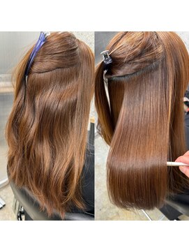 #髪質改善#縮毛矯正#美髪矯正#レイヤーカット#白髪ぼかし