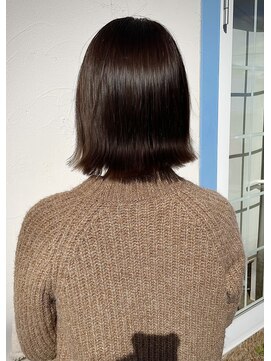 ジュエ ヘアー デザイン(Jue hair design) 外はねボブ/ブラウン/透明感カラー/30代/西三河/知立