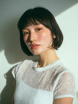 シェル 吉祥寺(shell) くびレイヤーエモージュグレージュカラーくびれショート/吉祥寺