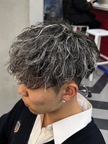 ダズルヘアラッシュ(DAZZLE hair RUSH)&nbsp;名古屋八事金メッシュシルバーメッシュ細め太めハイライトパーマ
