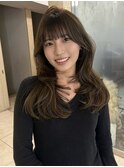 レイヤーカットレイヤースタイルミディアムレイヤー海外レイヤー