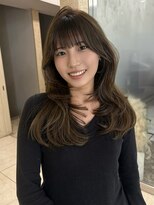 エッセンザ 梅田(ESSENZA)&nbsp;レイヤーカットレイヤースタイルミディアムレイヤー海外レイヤー