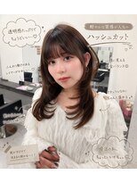 ミニョン(Mi9non) ハッシュカット/ミディアムレイヤー/ワンホンレイヤー