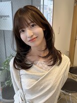 グリーン 町田(green)&nbsp;【ミディアム】耳かけしても可愛い顔まわり