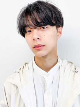アース オーセンティック 関内店(EARTH Authentic) 夏カラー◎ニュアンスパーマ×フェザーパーマ×短髪マッシュ