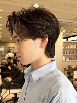 ハイプ メン 藤沢(HYPE MAN) フェザーパーマニュアンスパーマ毛流れパーマメンズパーマ