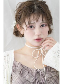 プライズ 所沢プロぺ通り店(prize) ヘアメイク撮影ヘアアレンジゆるふわお団子ヘア所沢