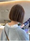 小顔見えナチュラルボブ