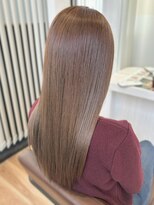 美容室 スタイルエキシティ(STYLE EKI CITY)&nbsp;ブリーチなしダブルカラー ミルクティーブラウン 透明感カラー