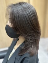 ドラン 天王寺店(DRAN) 【髪質改善カラー】くびれレイヤーセミロング