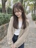 【人気NO,１】胸までロング料金なし　カラー+デザインカット　￥9900