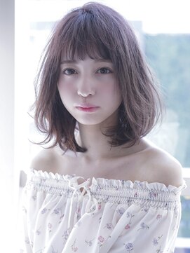 エアー 福岡(AIR) ［air-FUKUOKA　竹石］ ピンクグレージュボブ