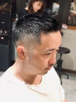 リバレッジ 広尾(Leverage)&nbsp;メンズ刈り上げサイドパートショートバーバー