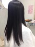 カット+ストレート＋髪質強化トリートメント　￥12000