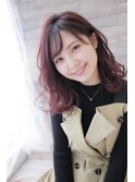 ふわっと小顔♪耳かけミディアム