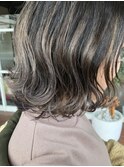 グラデーションカラー silver