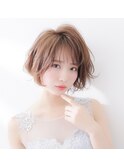 ラフな動きが爽やかなニュアンシーボブ