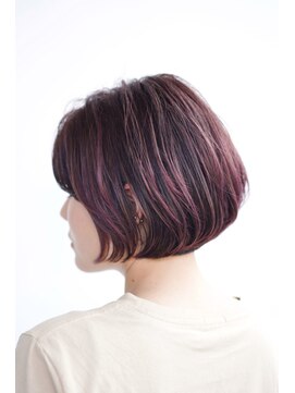 サロン マーニ(salon m ni) ピンクボブ/バレイヤージュ/縮毛矯正ヘア