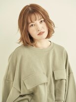 エンタク 新宿三丁目店(enntaku)&nbsp;ニュアンスボブ×透明感ベージュ