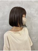 透明感カラー×大人ボブ