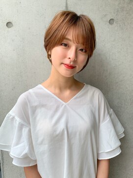 ロンド パルティール 大宮(Lond partir) 【石田勇士郎】インナーカラー髪質改善厚めバングスリークボブ