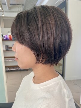 アクアオモテサンドウ(ACQUA omotesando) △大人可愛い丸みショートヘアショートボブヘア