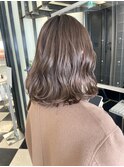 チョコレートブラウン×ブリーチなし透明感