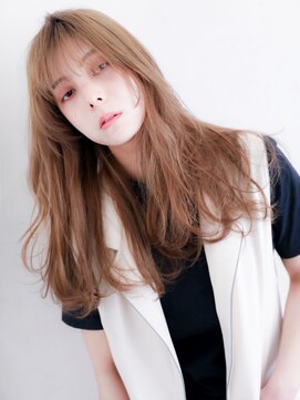 メノン 茨木店(Menon) 大人かわいい　美髪　シルキーベージュ　エアリーロング