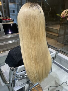 ジンジャー(GINGER) 新髪質改善×トリートメント×ハイトーン×艶ロング