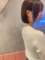 ロンドポレール 北千住(Lond polaire)&nbsp;シアベージュ×切りっぱなしボブ