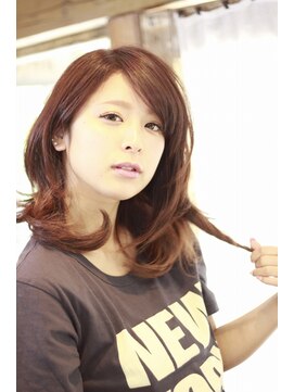 テテクルー(tete et clou) 大人の似合う 外ハネレイヤー