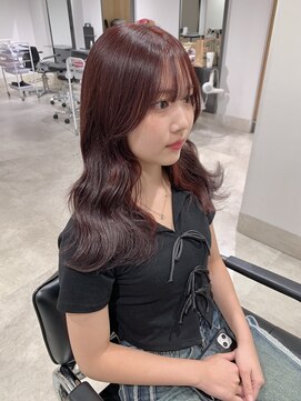 ゴウトゥデイ 渋谷MODI店(GO TODAY) ワインレッド ブリーチなしダブルカラー <渋谷/渋谷駅>