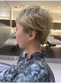 くせ毛くせっ毛癖毛ショートカットショートヘアショートウルフ