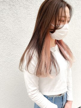 パームツリー 桜台店 ピンクインナーカラー