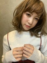 ヘアアンドメイク シークネクスト(HAIR&MAKE SeeK NEXT) 【SeeK NEXT】スイートボブ×アッシュベージュ