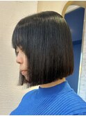 ブリーチ縮毛矯正ボブ☆美髪ボブ/美髪矯正[北千住]