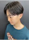 【小学生カット×センターパート】