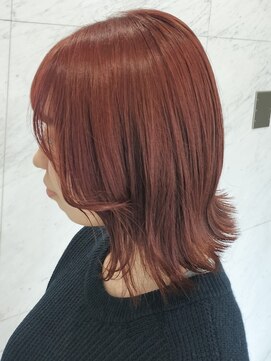 ベイリコルド(Bei Licoldo.) 伸ばしかけでも可愛い★切りっぱなし外ハネボブ★ピンク★