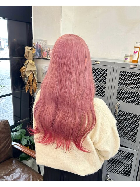 裾カラー pink ！