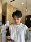 クセ毛風無造作パーマ