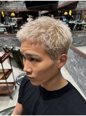 メンズショート/スパイキーショート/メンズハイトーン