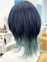 グラスペディア(graspedia)&nbsp;ウルフカットデザインカラー【広島派手髪】【広島ハイトーン】