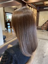 穀雨(Kokuu)&nbsp;セミロング×ベージュカラー