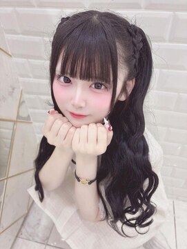 リルミー(Lilme) 三つ編みハーフツイン＊まゆ