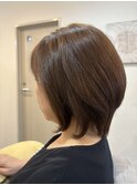 40代50代60代/うるツヤひし形レイヤーウルフボブ