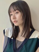 ガーデン 銀座(GARDEN)&nbsp;顔まわりレイヤー/シースルーバング/ミディアム/ヘアアレンジ/