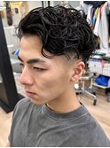 横浜波巻きパーマシャドウパーマツイストスパイラルパーマ30代